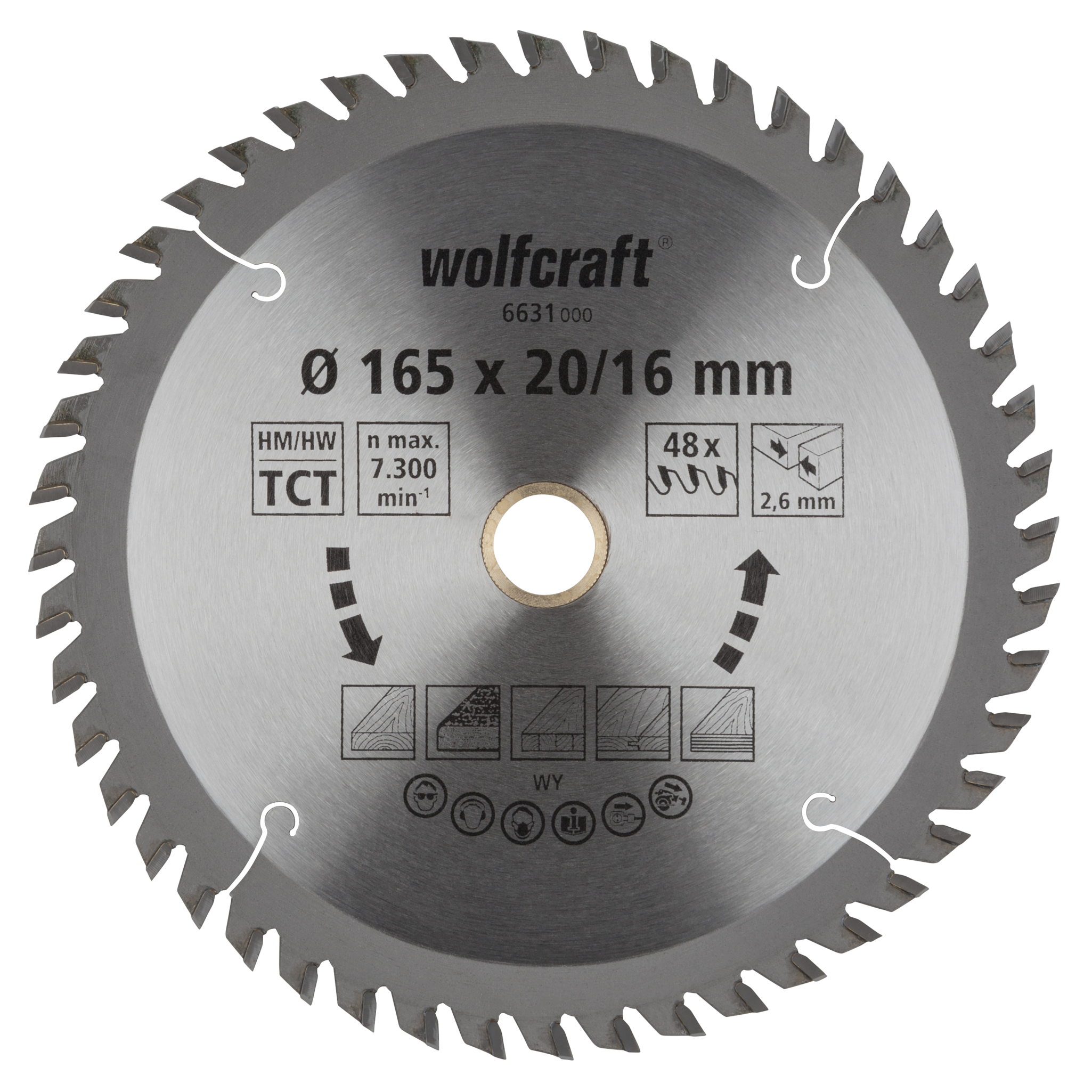 Circular Hand Saw Blades, orange series (fine, clean cuts) - Image 1