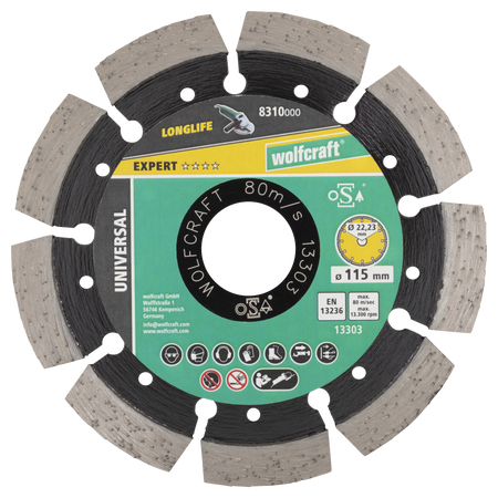 PRO LASER UNIVERSAL Diamond Cutting Disc, Ø 115 mm