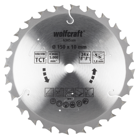 Circular Saw Blade for Cordless Circular Hand Saws, purple series, Ø 150 mm