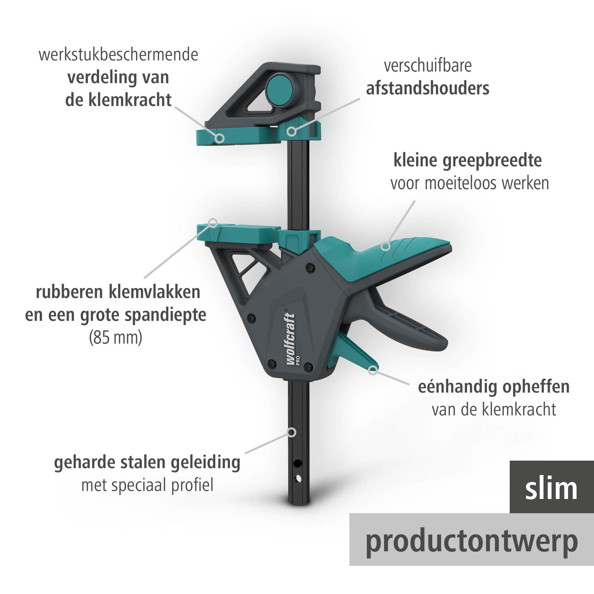 PRO One-Hand Clamp (nl)