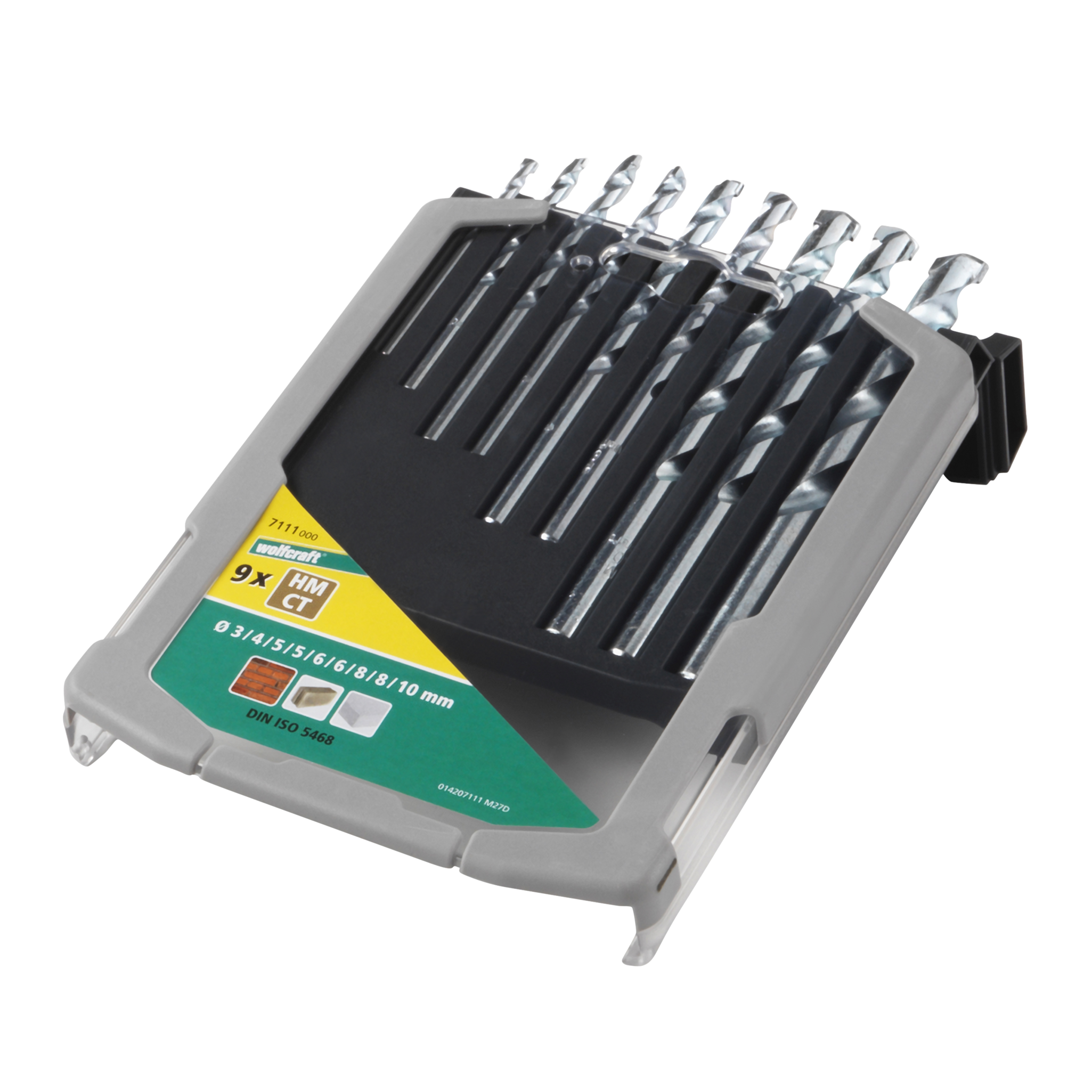 Rock Drill Bit Set, Tungsten Carbide Tipped - Image 1