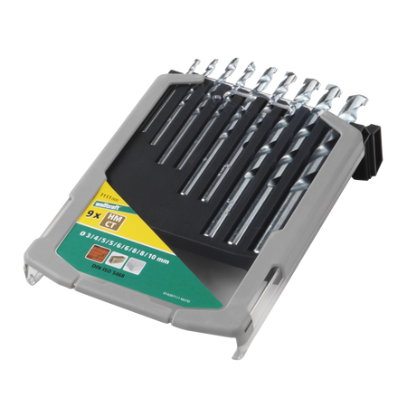 Rock Drill Bit Set, Tungsten Carbide Tipped - Image 1