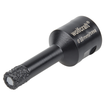 Ceramic” Diamond Coated Annular Bit, for Angle Grinders, Ø 10 mm