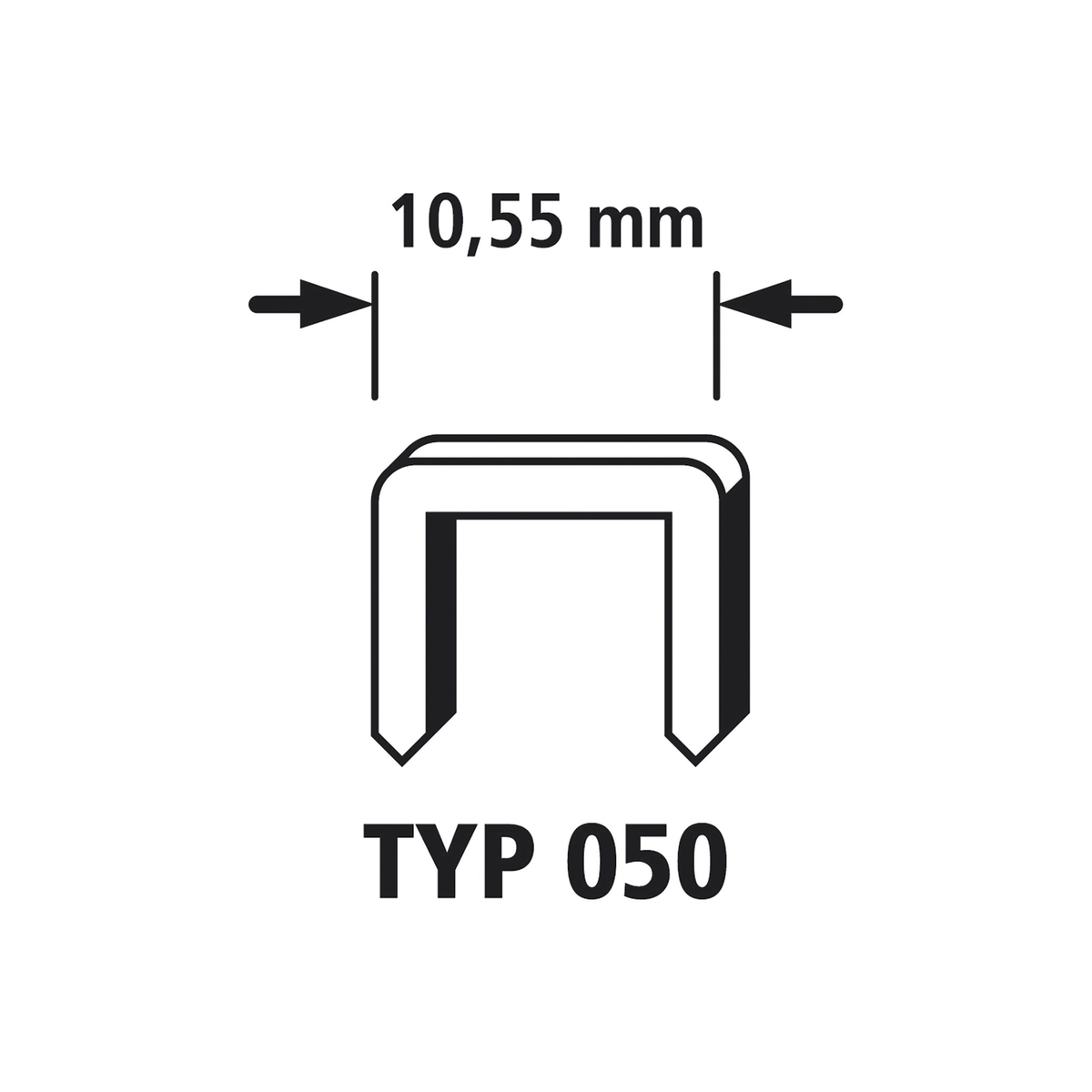 Broad Back Staples, Type 050