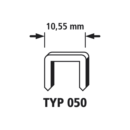 Broad Back Staples, Type 050
