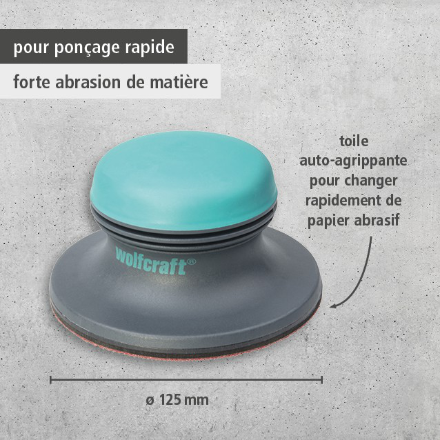 Surface Sander With Easy-Fix Backing, Ø 125 mm