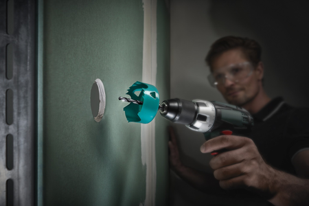 Carbon Steel Hole Saw, Ø 25–68 mm