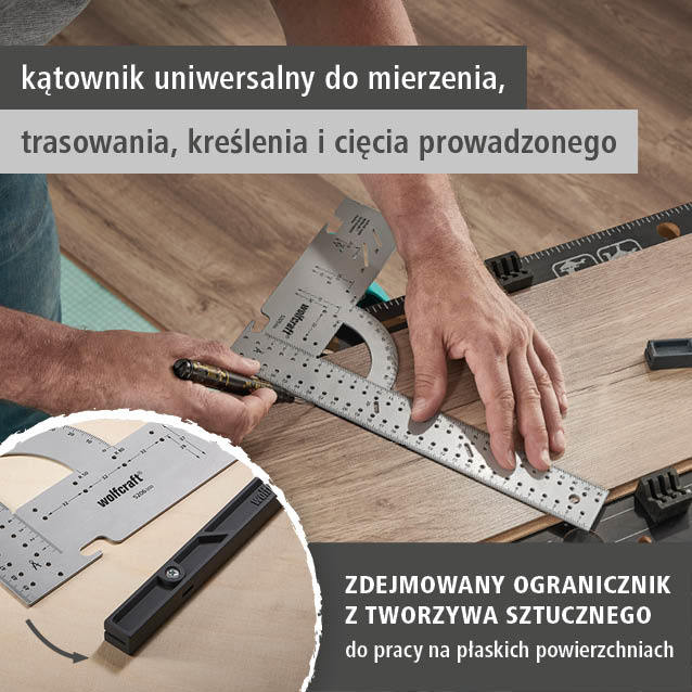 Universal Angle & Try Square, 300 mm (pl)