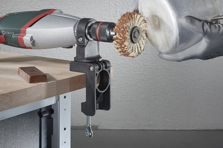 Universal Drill Clamp, Plastic, Rotatable