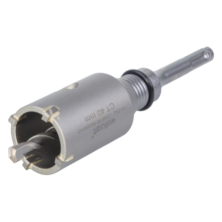 Annular Bit, Tungsten Carbide Tipped, With SDS Plus Mandrel - Image 1