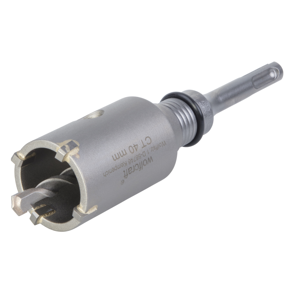 Annular Bit, Tungsten Carbide Tipped, With SDS Plus Mandrel - Image 1