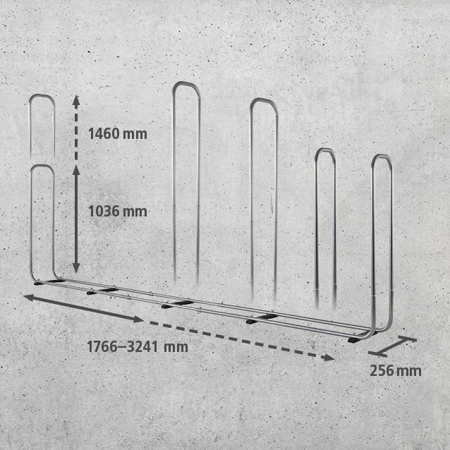 Modular XXL Stacking Aid for Firewood