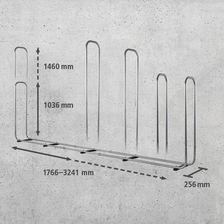 Modular XXL Stacking Aid for Firewood