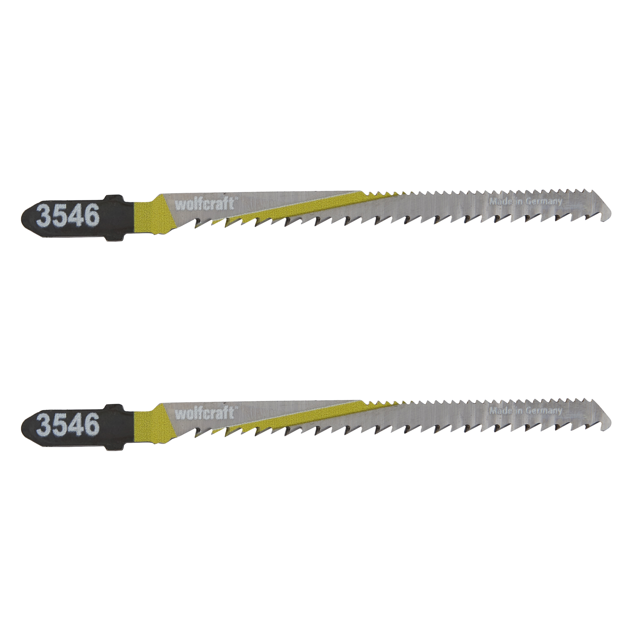2 HCS Jigsaw Blades, T-shank, wood and plastic, clean curved cut