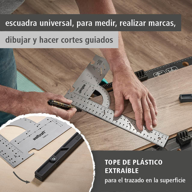 Universal Angle & Try Square, 300 mm (es)