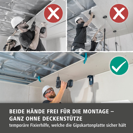 Drywall Installation Set for Ceiling Panels (de)