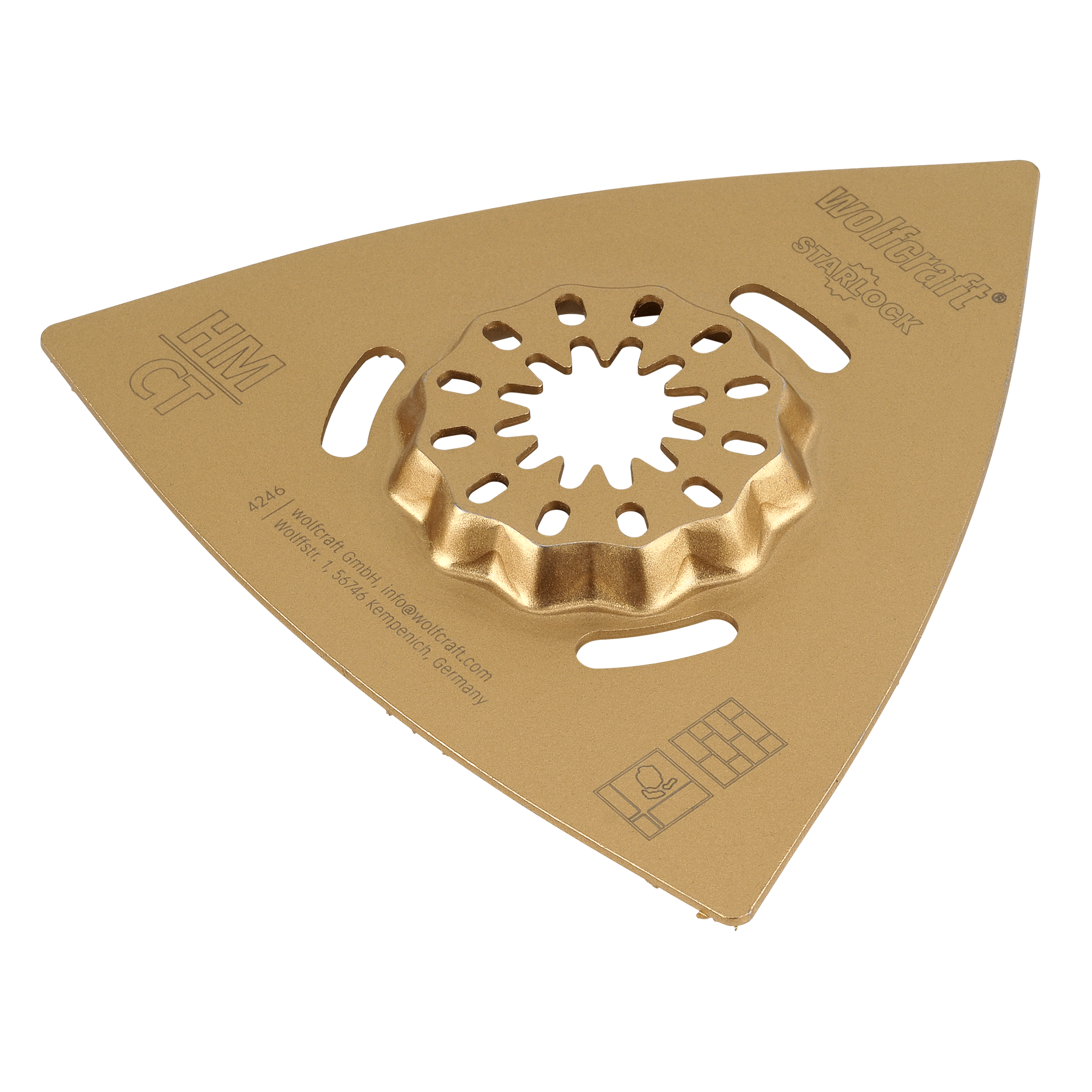 Tungsten Carbide Coated Sanding Plate Expert”, STARLOCK receptacle