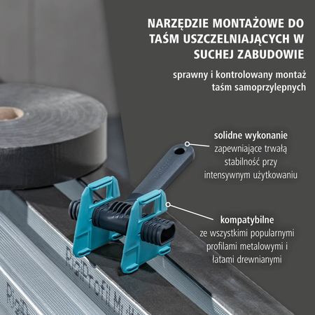 Drywall Installation Aid for Sealing Tapes (pl)