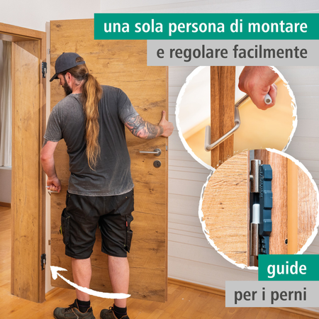 Door Installation Set, 3 Pcs. (it)