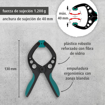 8 PRO Spring Clamps, 40 mm (es)