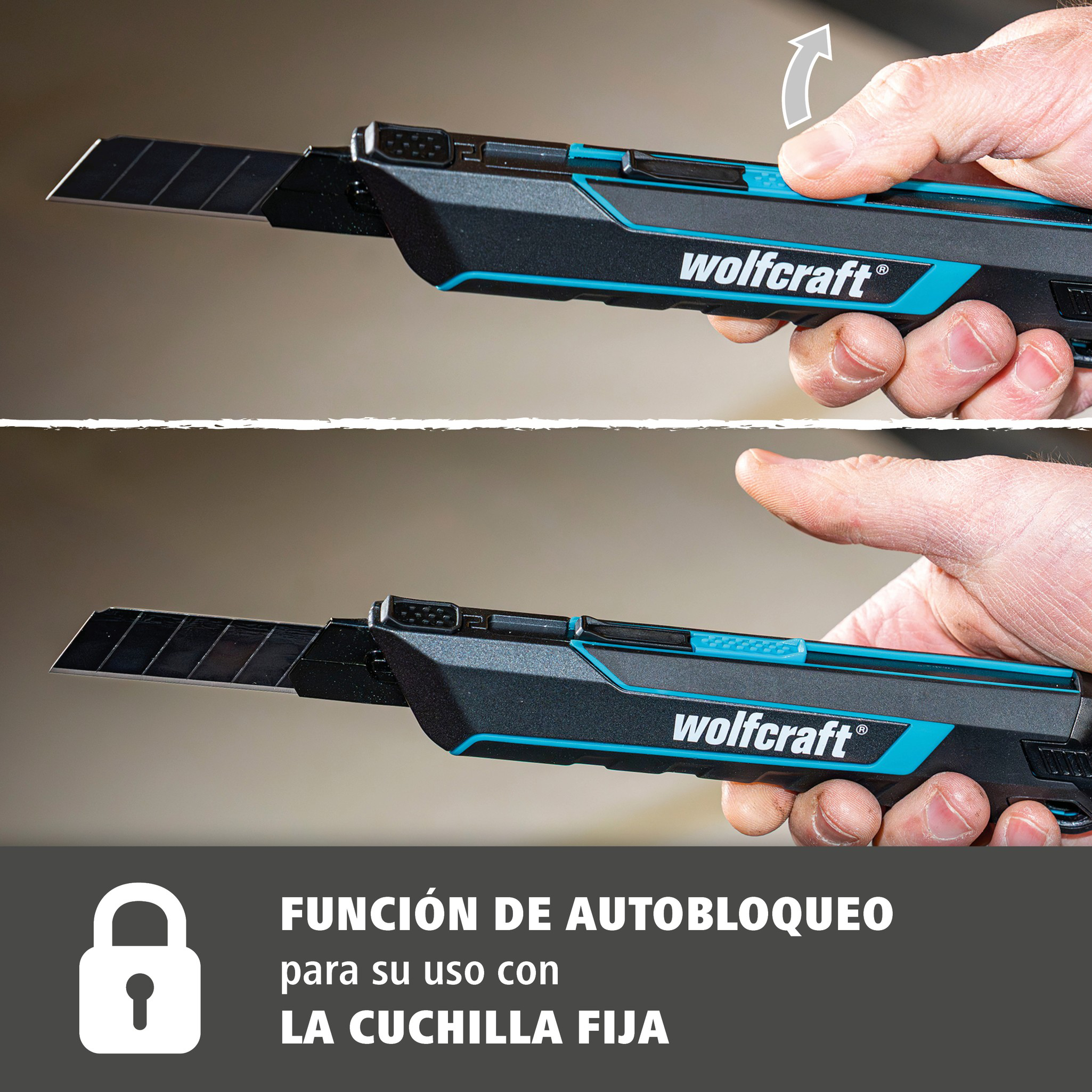 Snap-Off Blade Knife PRO SAFETY, 18 mm (es)