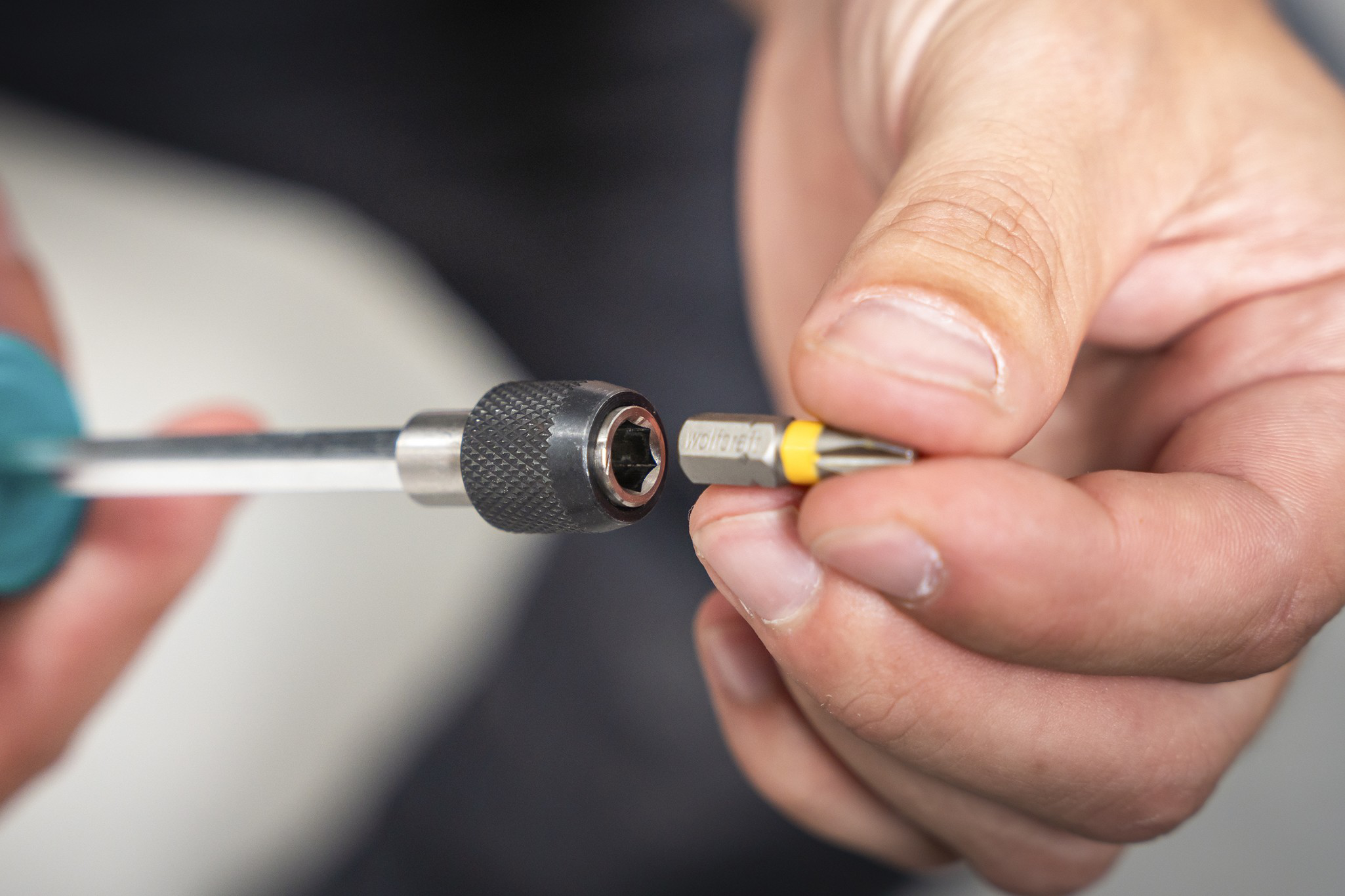 Hand Screwdriver with Bit Socket, Long