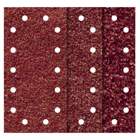 Easy-Fix Sanding Sheet Set for Wood/Metal, 115 x 230 mm, grain 40–120