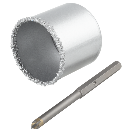 Annular Bit, Tungsten Carbide Coated, With Mandrel, Ø68mm