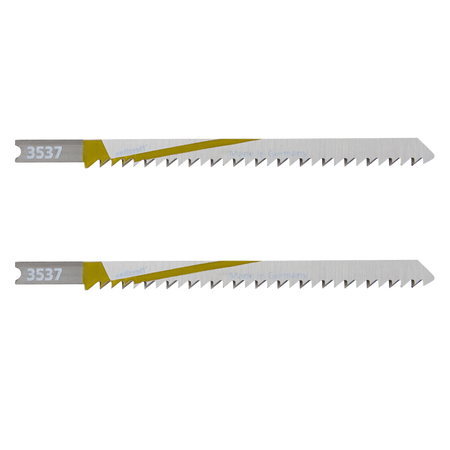 2 HCS Jigsaw Blades, U-shank, wood, clean cut