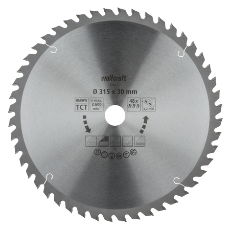 TC Circular Table Saw Blade, orange series, Ø 315 mm