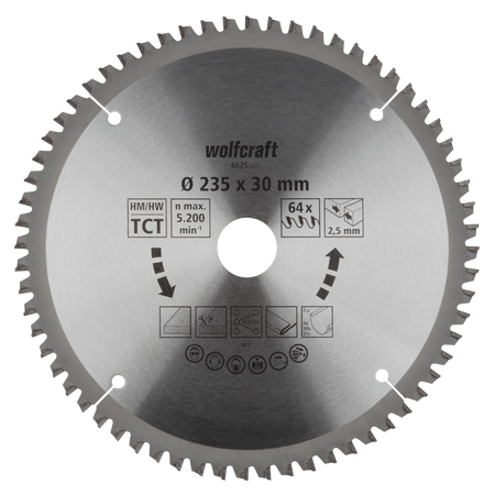 TC Circular Hand Saw Blade, new purple series, Ø 235 mm