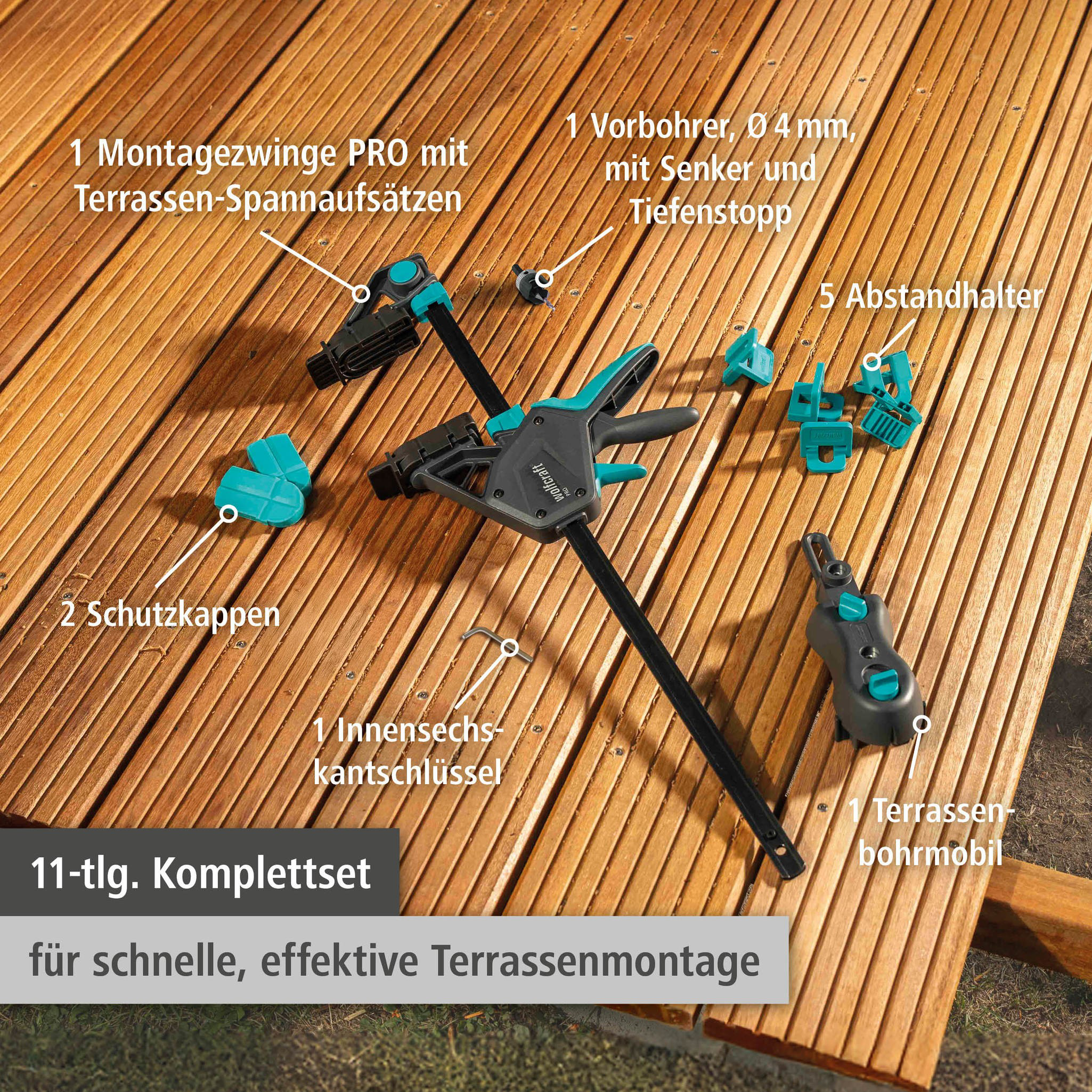 PRO Deck Building Set, 11 pcs. (de)