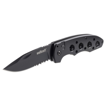 Leisure Knife with Folding, Serrated Blade - Image 1