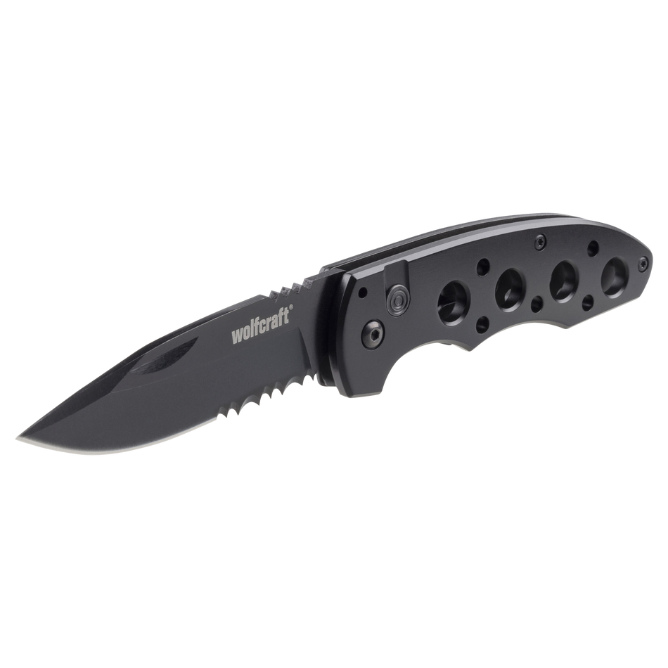 Leisure Knife with Folding, Serrated Blade - Image 1