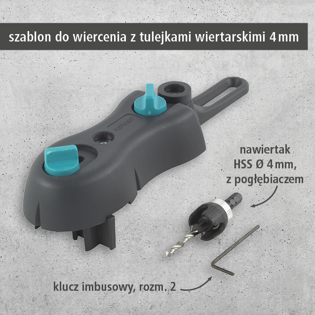Deck Flooring Drilling Set, 3 pcs. (pl)