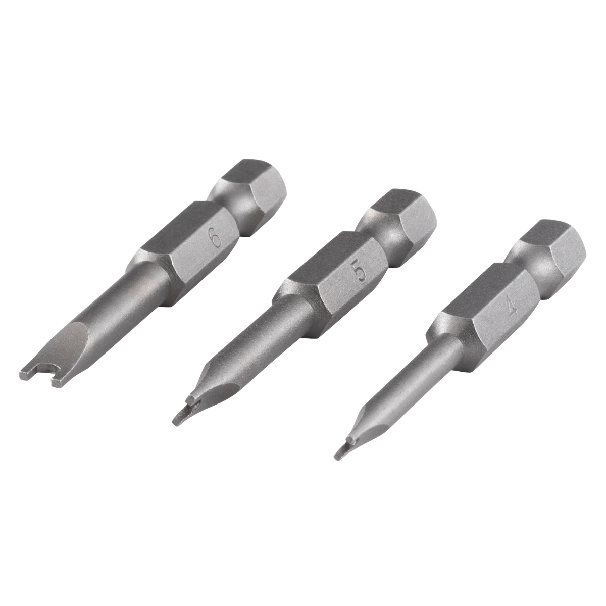 Solid safety screwdriver blade set, 3 pcs.