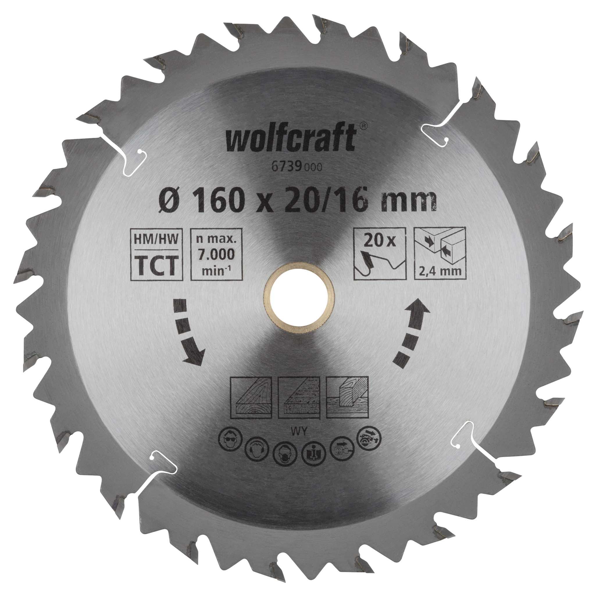Circular Hand Saw Blades, brown series (fast, rough cuts) - Image 1