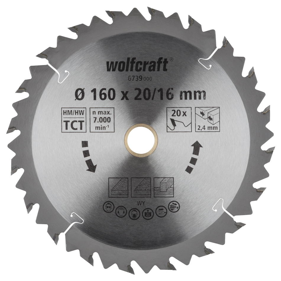 Circular Hand Saw Blades, brown series (fast, rough cuts) - Image 1