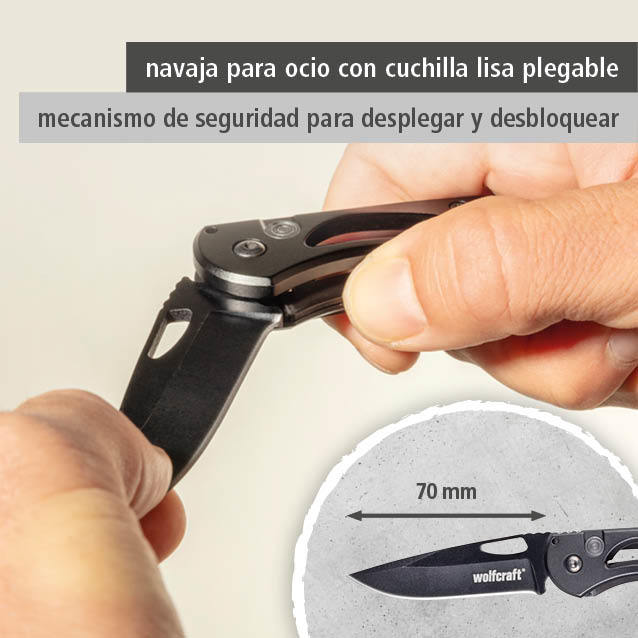Leisure Knife with Folding Blade (es)
