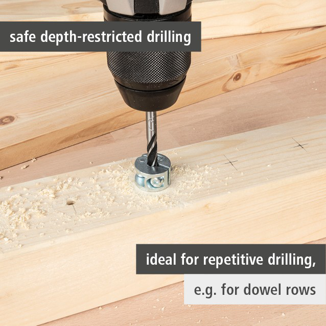 Universal Depth Stop Set, 3 Pcs. (en)