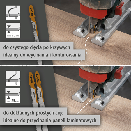 Jigsaw Blade Project Set for Laminate, 3 Pcs. (pl)