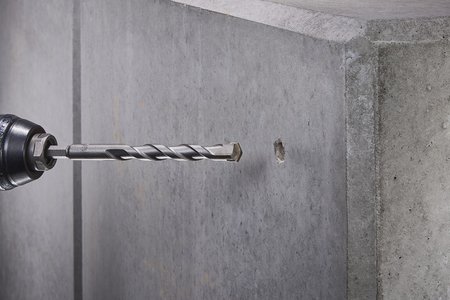 Rock Drill Bit, Tungsten Carbide Tipped, Hexagon Shank