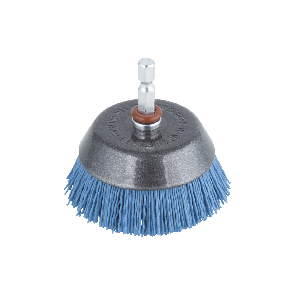 Nylon Wire Cup Brush, soft, Ø 65 mm