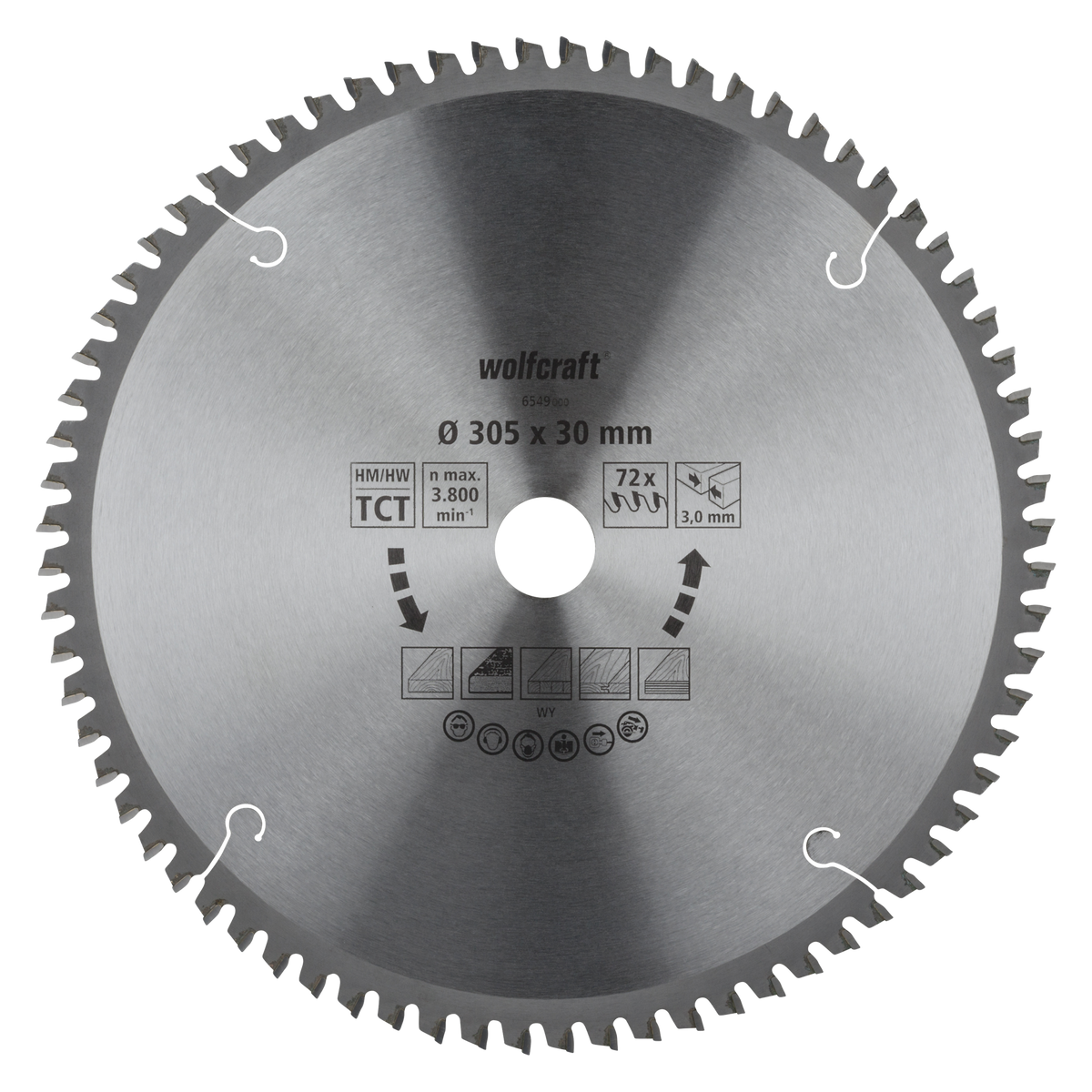 TC Cross and Mitre Cut Saw Blade, orange series, Ø 305 mm