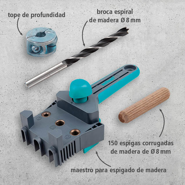 Project Set for Making Dowel Joints (es)
