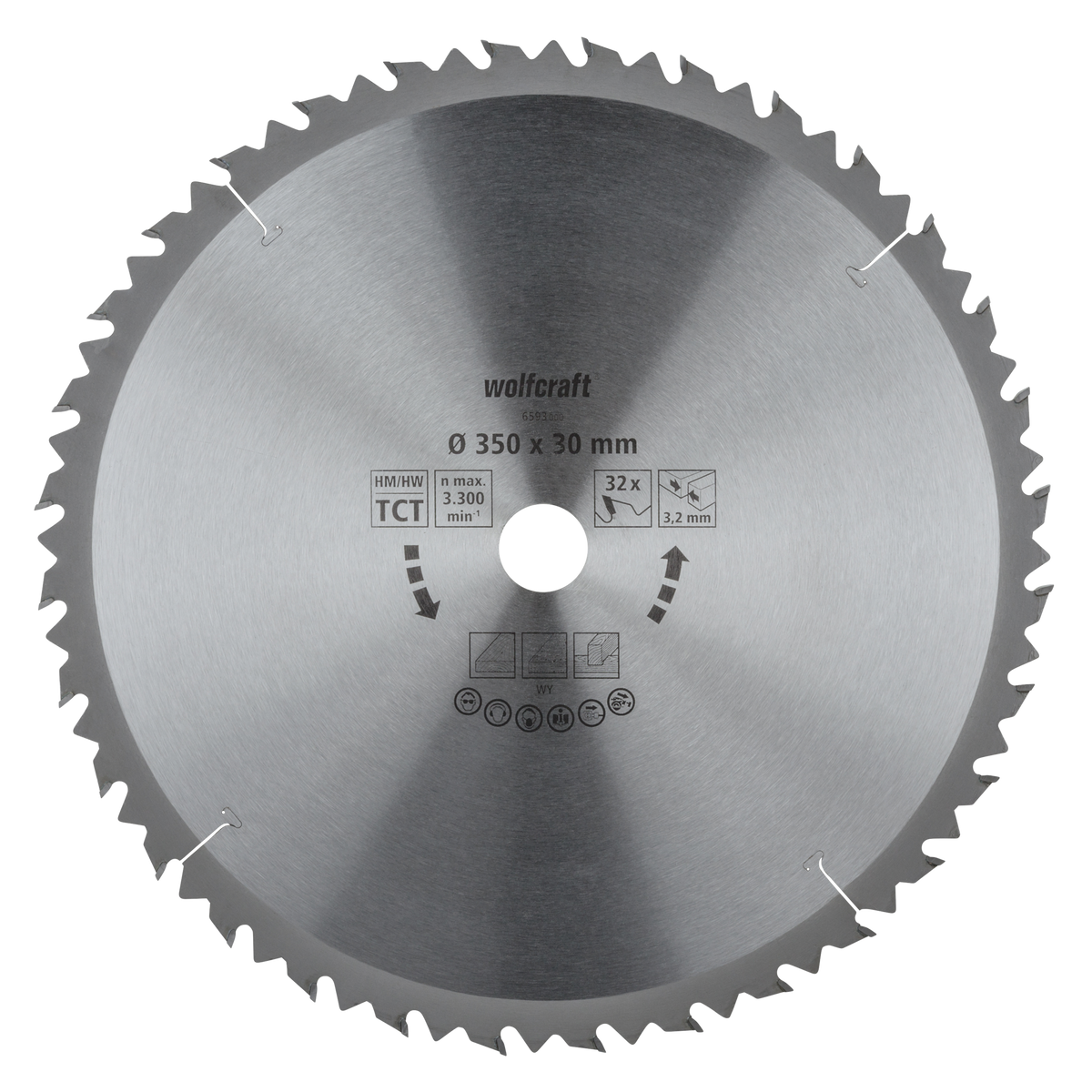 TC Circular Table Saw Blade, brown series, Ø 350 mm