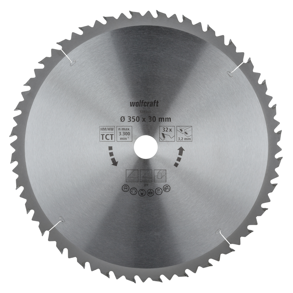 TC Circular Table Saw Blade, brown series, Ø 350 mm