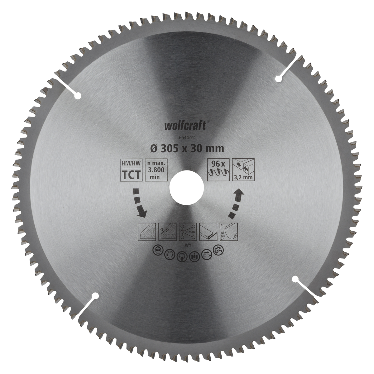 TC Cross and Mitre Cut Saw Blade, purple series, Ø 305 mm
