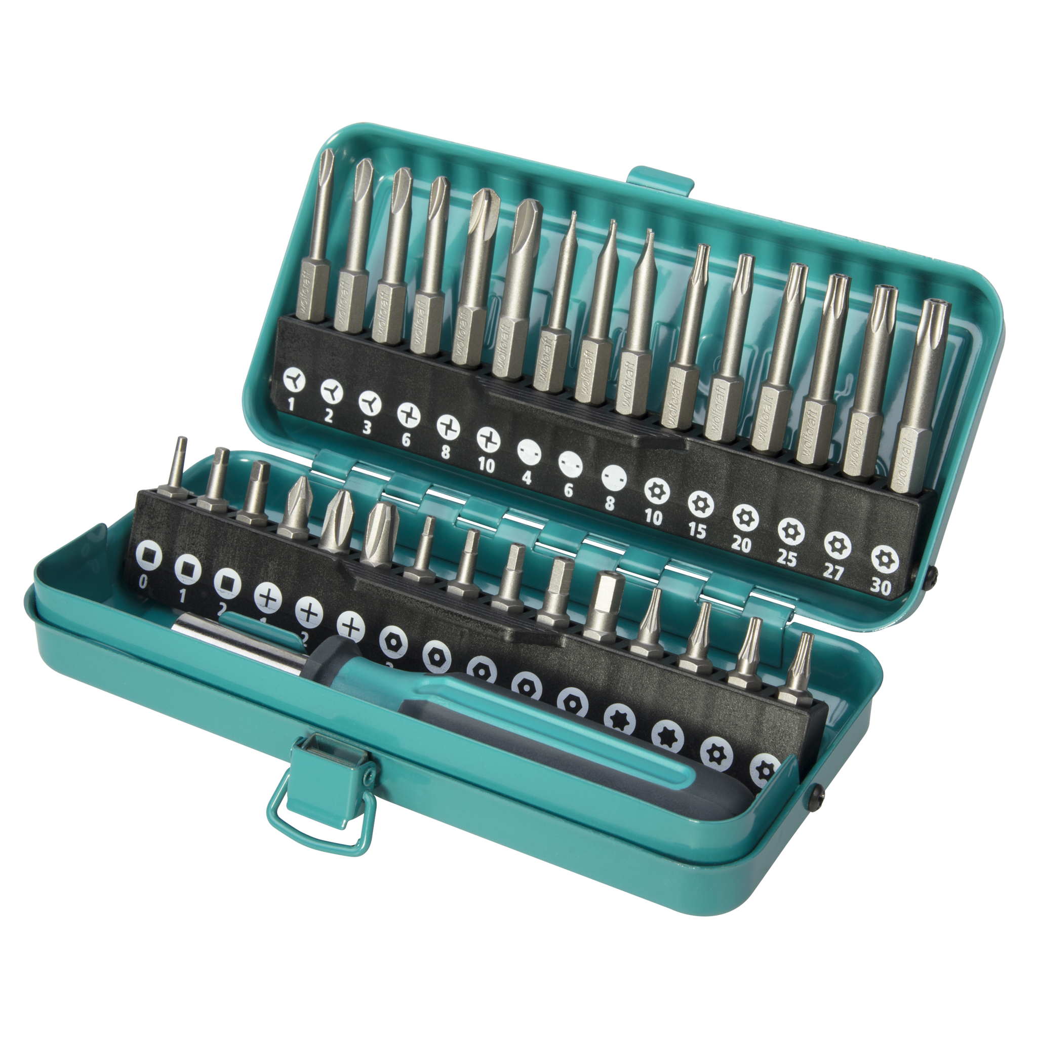 Safety Bit Box for Safety Screws, 31 Pcs.