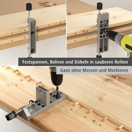 Universal Wood Dowel Joiner Set (de)